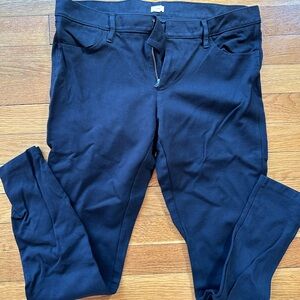 J Crew Gigi black skinny pants size 8.